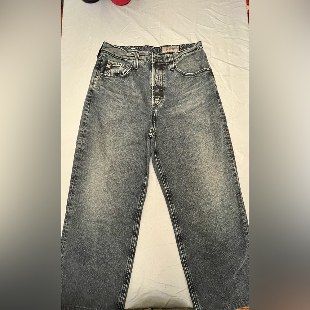 AG-Ed Denim Knoxx High Rise baggy boyfriend Jeans